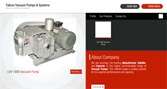 Desktop Screenshot of falconpumps.com