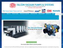 Tablet Screenshot of falconpumps.org